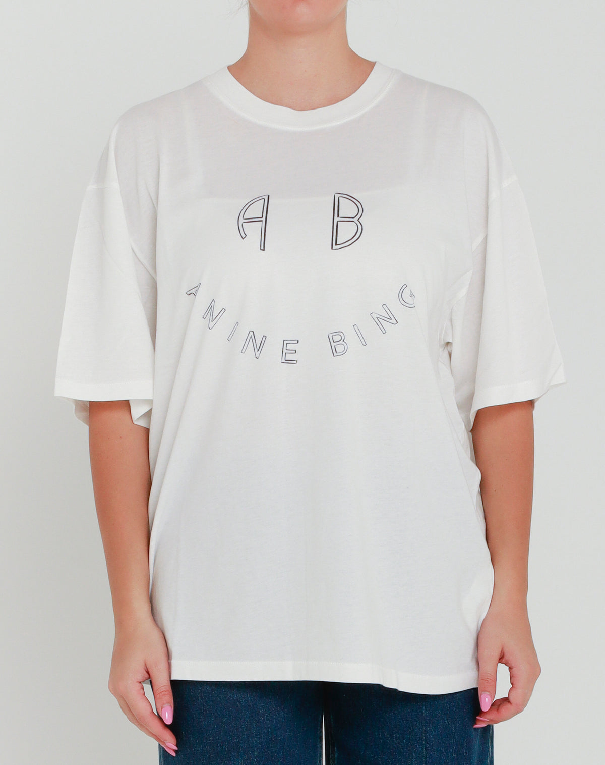 Anine Bing T-SHIRT 1/2ivory